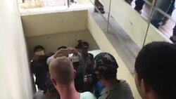 CLEAN : Myanmar jails Dutch tourist for pulling plug on Buddhist sermon News Clip