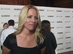INTERVIEW: Shannon Guymon (Glamour winner) on what it's like to be on the red carpet for the premiere of Jessica Biel's Sodales which was inspired by her personal essay with Sean C. Wright. (Footage by WireImage Video/GettyImages) Stock Footage