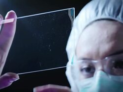 Scientist working at the chemistry laboratory. Stock Footage