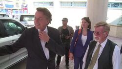 CLEAN : Dutch Foreign Minister Bert Koenders arrives in the Gaza Strip News Clip