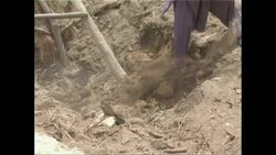 4:3 Authorities try to help 700 families who fled after landslide, survivors, tents News Clip