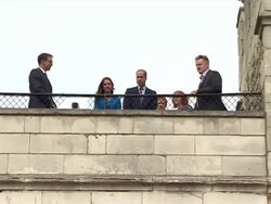 Duke & Duchess of Cambridge at Tower of London News Clip