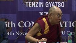 CLEAN : Dalai Lama says Bihar state vote shows Indias harmony News Clip