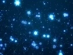 Christmas Snow Flakes Blue Stock Footage