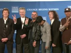 David Lynch Foundation's 'Change Begins Within' Press Conference Stock Footage