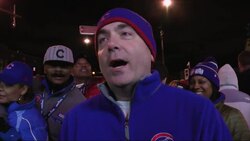 Cubs Fans Celebrate World Series Game 5 Win News Clip