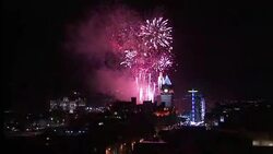 Edinburgh Hogmanay Fireworks 2017 News Clip