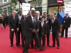 Dance Group Diversity & Lenny Henry 2010 BAFTA Red Carpet News Clip