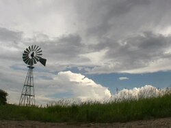 HD - West Texas Windmill Stock Footage