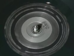 Vinyl record playing Stock Footage