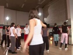 HD STEADYCAM: Dance Lesson Stock Footage