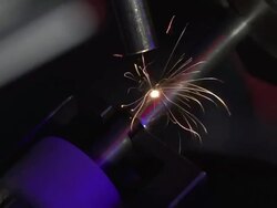Laser welding Stock Footage
