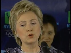 WRAP Hilary Clinton, and Muhammad Ali support NYC bid; Moscow team on its bid News Clip