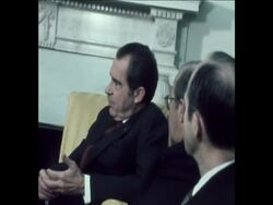 SYND 10-2-74 NIXON AND KISSINGER AT MEETING PRIOR TO ENERGY CONFERENCE News Clip