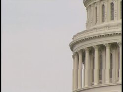CU, PAN, USA, Washington, D.C., United States Capitol Stock Footage