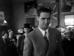 Howard Hughes flies from Chicago to LA in 8 hours Stock Footage
