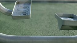 Gym at playground Stock Footage