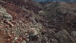 AERIAL: HI-SEAS Mission 3 - Simulating Long Duration Mars Missions Here On Earth Stock Footage