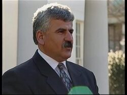 Iraqi Kurds comment after meeting President Bush News Clip