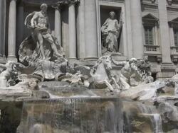 Trevi Fountain in Rome (HD) Stock Footage