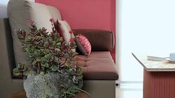 Interior design of modern Living room decoration Stock Footage