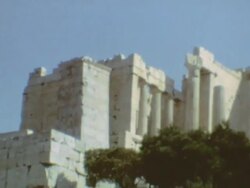 Acropolis of Athens Stock Footage