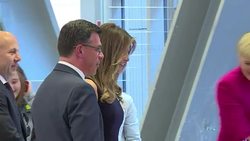 CLEAN : Warsaw: Melania Trump and Agata Duda meet with children News Clip