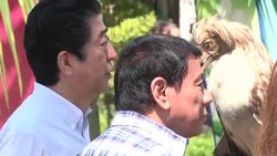 CLEAN : Japan's Abe enjoys Duterte's folksy diplomacy in Philippines News Clip