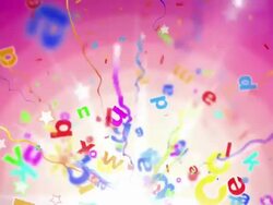 Fun Kids Background Loop - Alphabet Letters Tropical Pink HD Stock Footage