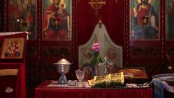 The altar Stock Footage