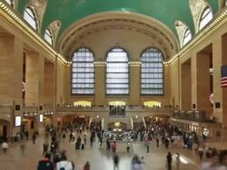 Grand Central Station Zoom Stock Footage