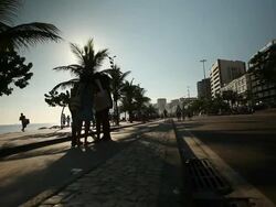 Street, Pedestrian, Bicycles Stock Footage