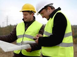 Reviewing Blueprints Stock Footage