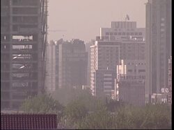 Pollution, dust, blankets Chinese capital News Clip