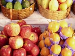 MS TD Typical Brazilian Fruits / Sao Paulo, Brazil Stock Footage