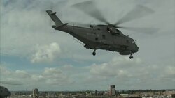 UK's new aircraft carrier docked at Portsmouth News Clip