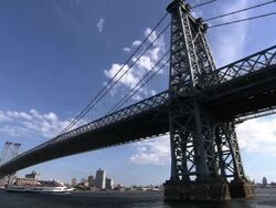 The Williamsburg Bridge Stock Footage