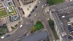 Police Officer Shot In Hackney Aerials News Clip