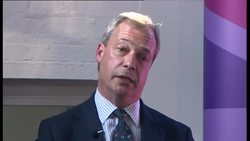 Nigel Farage speaking at Thanet public meeting News Clip