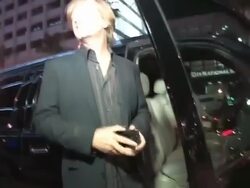 David Spade leaving Boa in West Hollywood at the Celebrity Sightings in Los Angeles at Los Angeles CA. (Footage by WireImage Video/GettyImages) Stock Footage