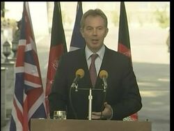 British Prime Minister Tony Blair met Monday with Afghan President Hamid Karzai to discuss ongoing efforts to rid the country of Taliban militants, and what progress the country is making in other fronts. Instructional Video