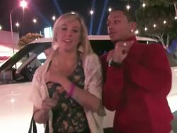 Chelsie Hightower & Romeo at Kirstie Alley's Organic Liaison Store Grand Opening in Los Feliz 03/09/2011 at the Celebrity Sightings in Los Angeles at Los Angeles CA. (Footage by WireImage Video/GettyImages) Stock Footage