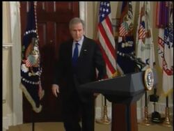 It was four years ago today that President Bush announced the start of the war in Iraq.  AP White House correspondent Mark Smith reports. News Clip