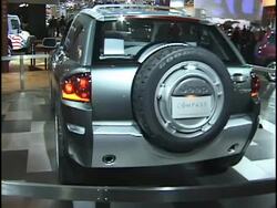 2002 Jeep Compass concept car montage Stock Footage