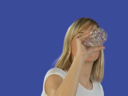 HD: Drinking Water Stock Footage