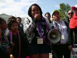 Children Join DC Rally Calling For End Of Deportation Of Immigrant Parents Stock Footage