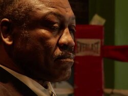 B-Roll: Joe Frazier photo shoot. Stock Footage