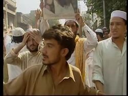 Demo + latest on aid situation News Clip