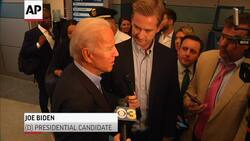 Biden briefly speaks with reporters in Wilmington Instructional Video