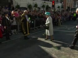 The Queen Arrives in York for Maundy News Clip